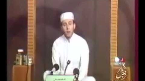 الشيخ محمد جبريل في المسابقة العالمية للقرآن الكريم عام 1986 