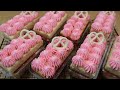 เค้กสตรอเบอรี่ Strawberry Cake​ | new new eat food​