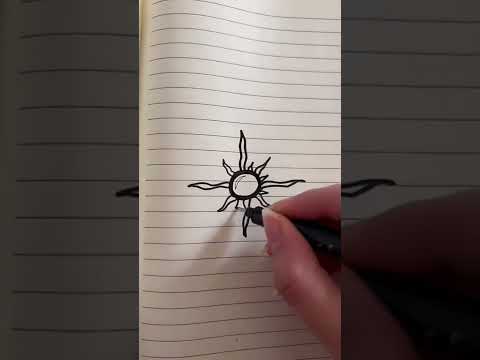 طريقه رسم الشمس زهراء