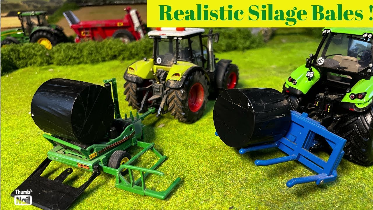HOW TO MAKE 1/32 SILAGE BALES FOR VERY CHEAP!