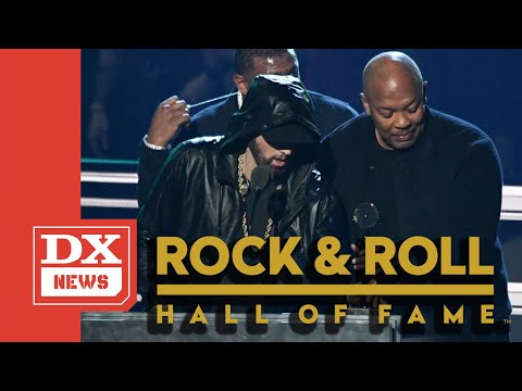 EMINEM Inducted Into Rock & Roll Hall of Fame By Dr.Dre