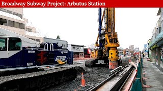 12/5/2021: Broadway Subway Project - Arbutus Station