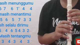 Not Angka Rekorder Lagu Kepastian | Tutorial Main Rekorder Lagu Kepastian Aurel