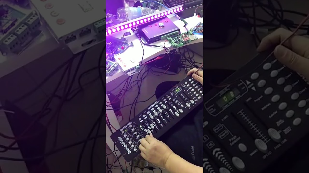 DMX192 Console Lighting Control Demonstration Tutorial