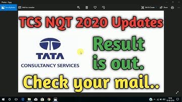 How to see Result of TCS NQT Exam 2021-2022 watch video | Tcs Nqt 2021-2022