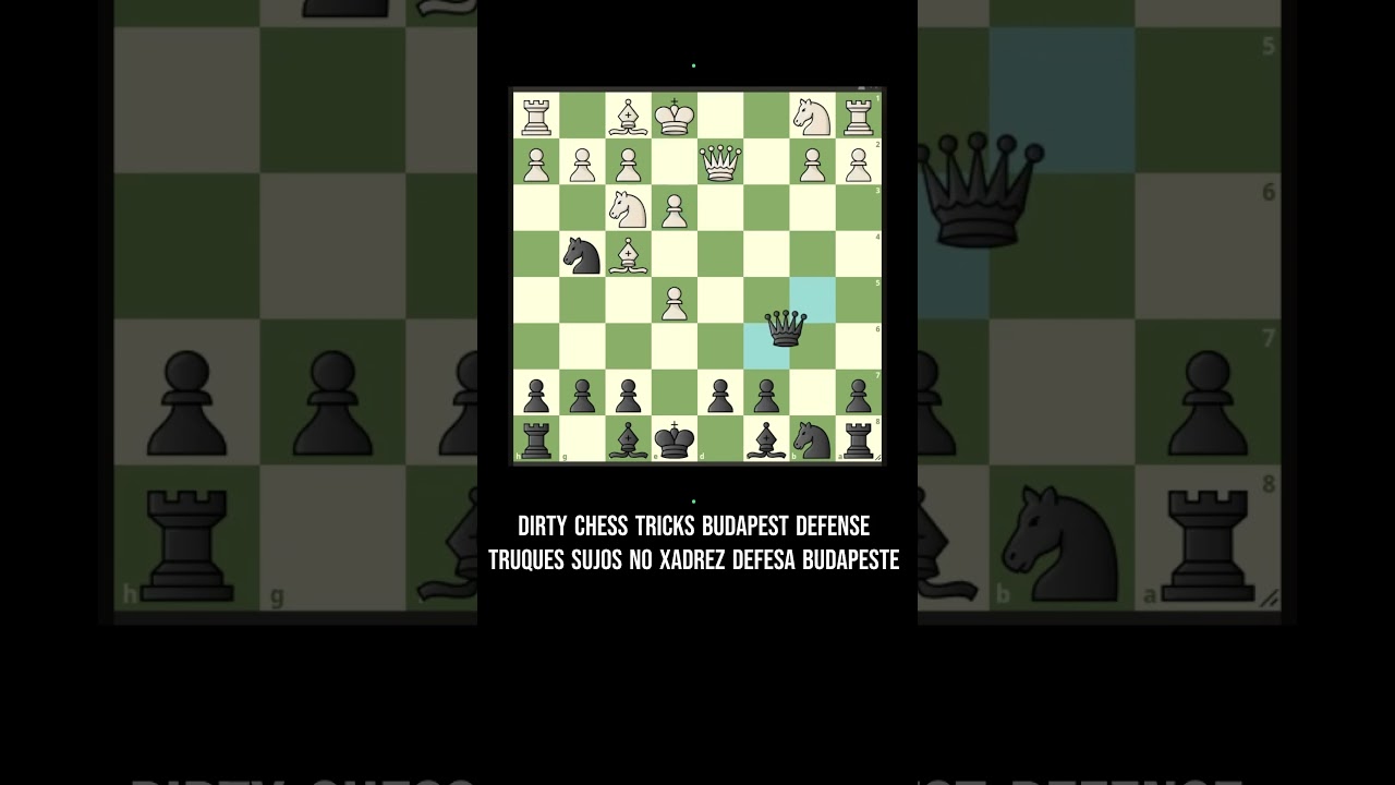 🌟​​​​🚨Dirty Chess Tricks Budapest Defense Truques Sujos na