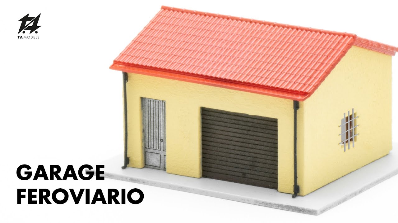 TUTORIAL GARAGE FERROVIARIO / Kit di Montaggio - TA Models - YouTube