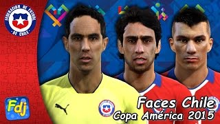 Fdj | Faces Chile Campeón Copa América 2015 (Pes 2013)