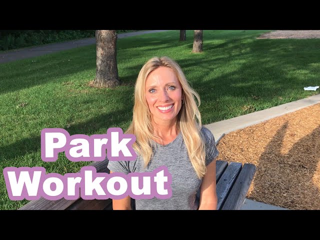 FUN WORKOUT ON THE PARK USING THE PLAYGROUND