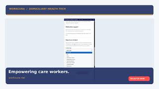Domiciliary Healthcare Management App screenshot 3