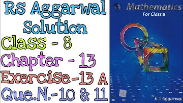 Time and Work | Class 8 Exercise 13A Question 10 Question 11 | Rs Aggarwal | @mdsirmaths