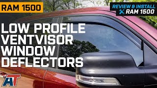 20192022 RAM 1500 Low Profile Ventvisor Window Deflectors Review & Install