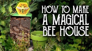 Making a Magical Bee House - Art Witch Collaboration - Magical Crafting #ArtWitchCollab