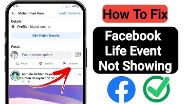 How To Fix Facebook Life Event Not Showing Problem Solve 2024 (New Update)
