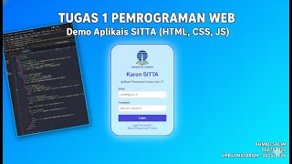 Front-End SITTA (HTML, CSS, JS DOM) - Tugas Praktikum 1 Pemrograman Web