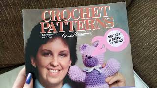 80's/90's crochet magazine and pattern booklet haul