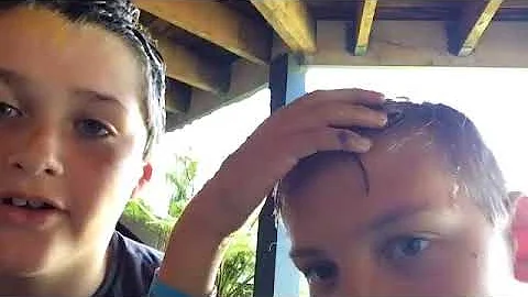 Cracking an egg on our head
