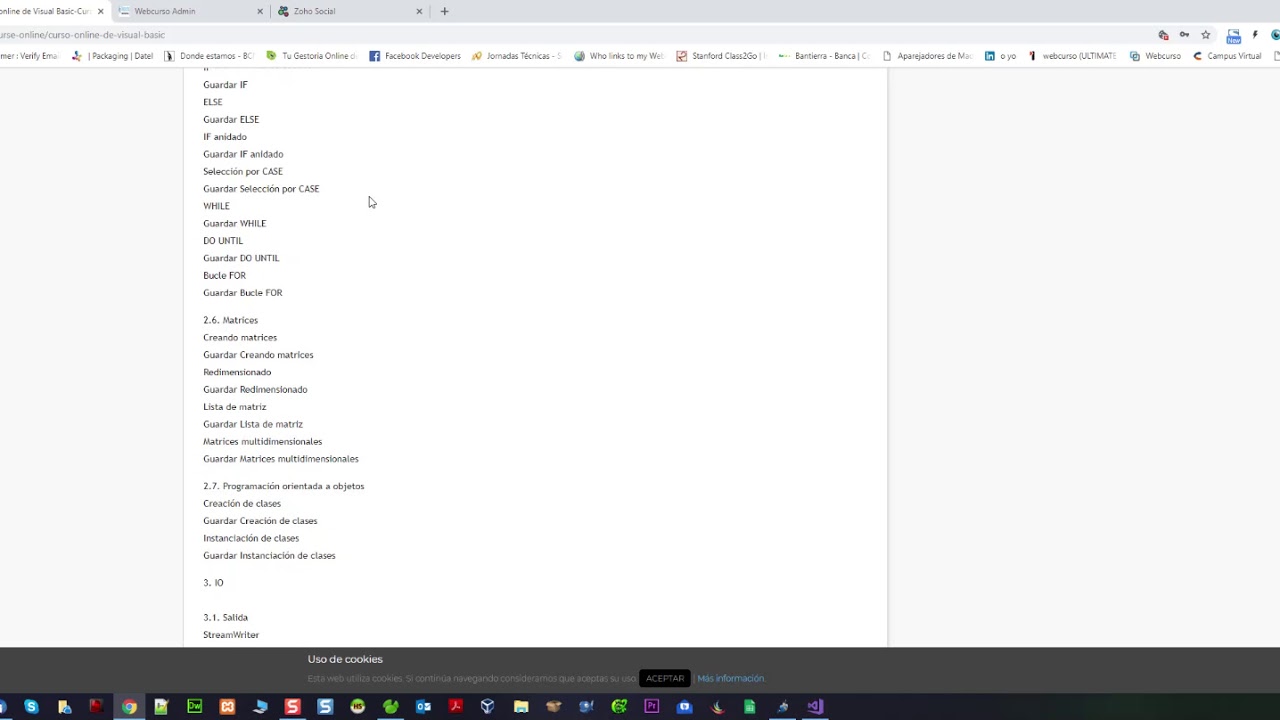 Curso online de visual basic introductorio 2019 - YouTube