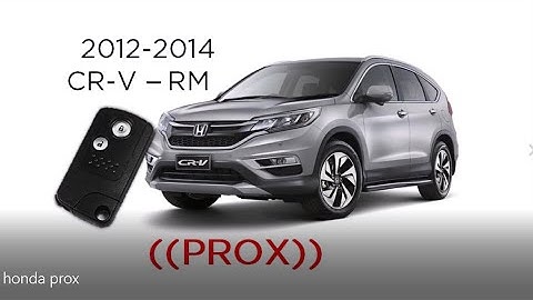 Honda CR-V Prox key Programming on the XTOOL