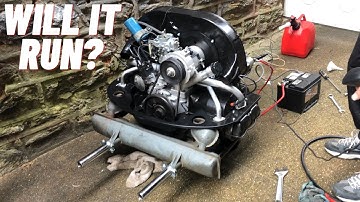WILL IT RUN? - VW 1600cc Single Port Engine First Start After TOP END REBUILD And More