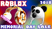 Sale Roblox Memorial Day Sale 2018 Items Day 1 Limited Items Panda Knit And Wc Ultimates Youtube - panda knit roblox