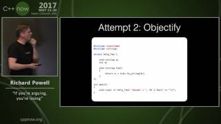 Cnow 2017 Richard Powell If Youre Arguing, Youre Losing