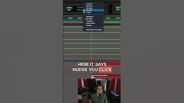 How to nudge regions quickly in Pro Tools #shorts #protools #recording #music