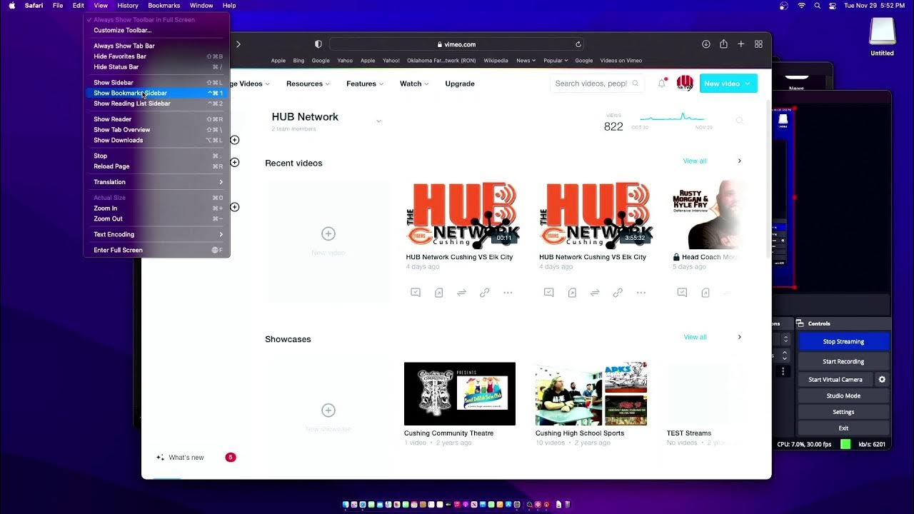 HUB Network Cushing VS Elk City YouTube