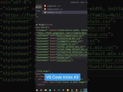 VS Code tricks #2 #vscode #code #coders #programming #development #tips #tricks