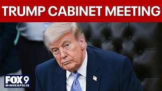 Iran war: Trump holding cabinet meeting amid peace talks