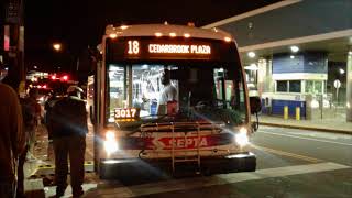 SEPTA Route 18: 2016 NovaBus LFSA 62102 HEV #7457