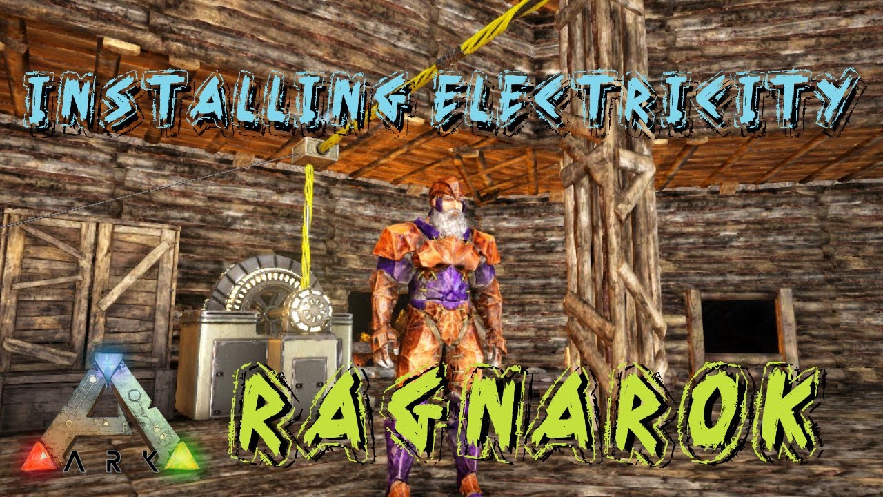 ARK: Survival Evolved - INSTALLING ELECTRICITY!!! Ragnarok - S1E12 - YouTube