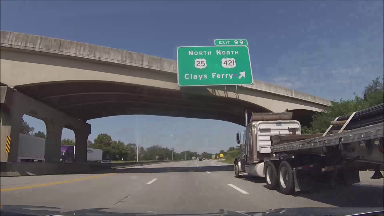 Northbound on Interstate 75 in Kentucky and Ohio YouTube