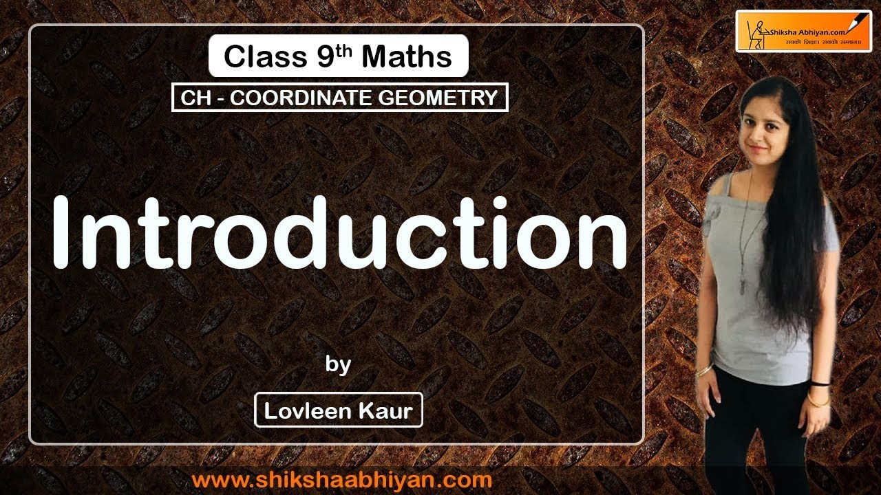 Coordinate Geometry part 1 #Introduction-#CBSE class 9 - YouTube