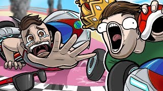 The Most Heartbreaking Finish Ever! - Mario Kart 8 Deluxe Funny Moments and Rage