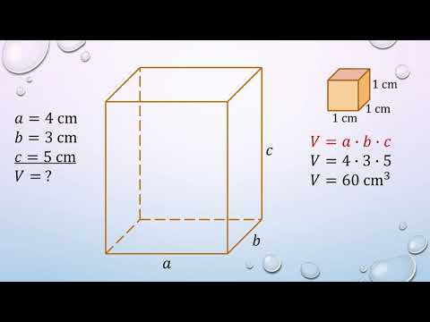 Video: Kako Izračunati Volumen Kocke