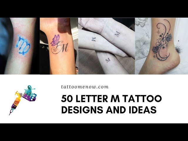 50 Small Tattoo Ideas Less is More : Initial M Tattoo on 4th Finger I Take  You | Wedding Readings | Wedding Ideas | Wedding Dresses | Wedding Theme