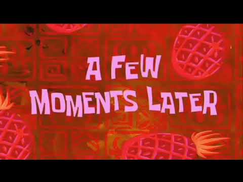 A Few Moments Later || Spongebob Time Card || With Download Link || Copyright Free || || Shortage