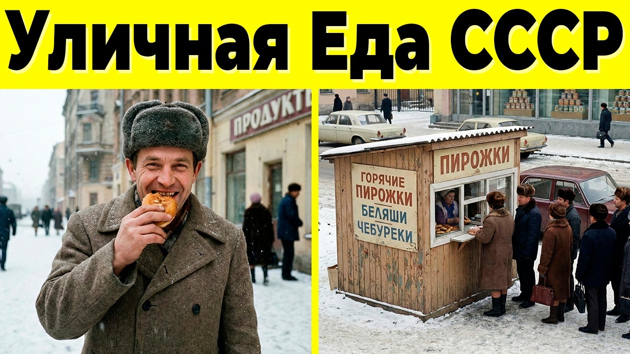 10 Легендарных Уличных Блюд СССР, за Которыми Стояли Очереди!