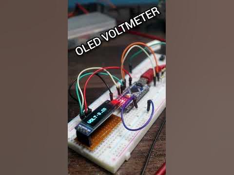 Arduino Nano OLED Voltmeter - YouTube