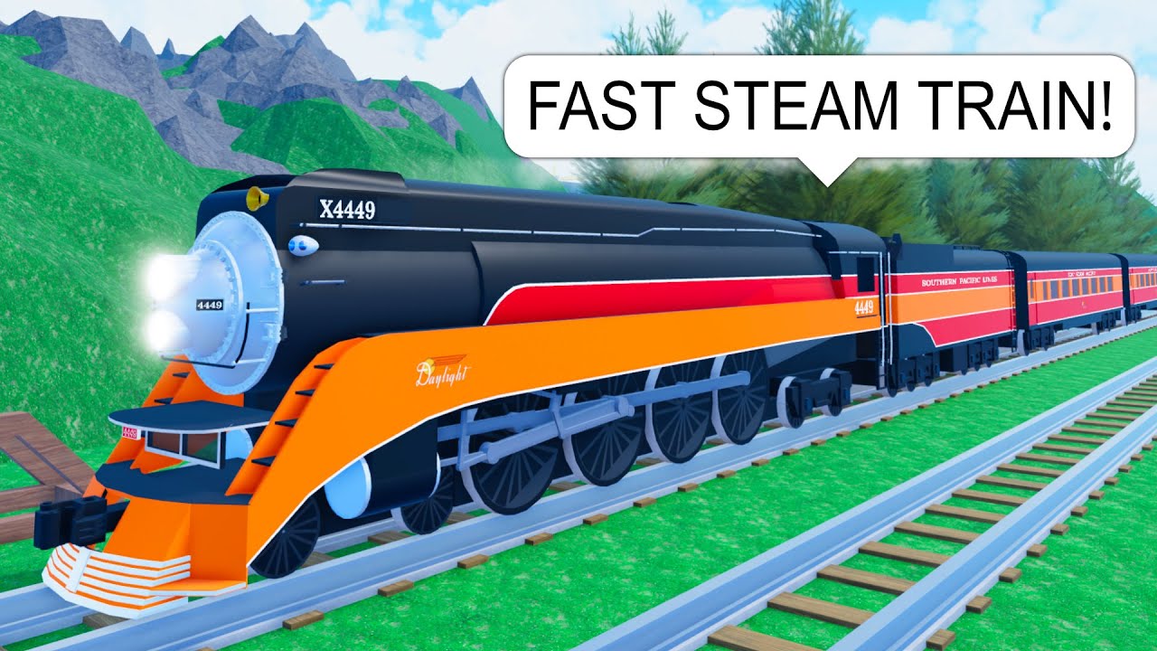 I Drive FASTEST Steam Train BUT Too Fast and DERAILS Everywhere