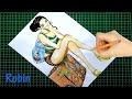 DRAWING NICO ROBIN GO TRAVEL (ONE PIECE) [ワンピース] | Speed Drawing | Art  7