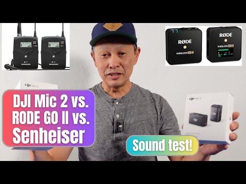 DJI Mic 2 review - sound comparison vs. Rode Wireless GO 2 vs