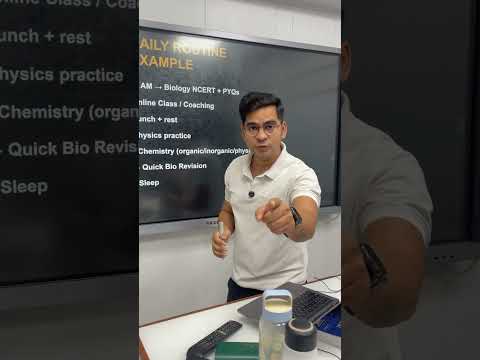 Neet 2026 : Daily Routine | Perfect Time Table for Toppers 🔥📚 #sachinsirphysics #neet2026