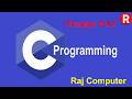 C Programing # 02 Datatypes Fundamentals Of C Turbo C++ Tutorial For Beginners By Rajesh Naiknaware