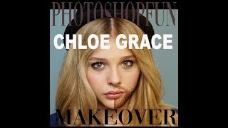 Photoshop Tutorial for Beginners - Chloë Grace Moretz mash up tutorial screenshot 5