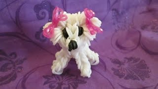 Rainbow Loom Bichon Frise Dog or Puppy Charm. 3-D CAGNOLINO /CANE 3D Con Elastici Rainbow Loom Bichon Frise Dog or Puppy Charm. 3-D CAGNOLINO /CANE 3D Con Elastici