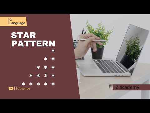 Printing Star Pattern 2 in C |Printing Pattern in C | C Programming Tutorials #Cprogramming #pattern