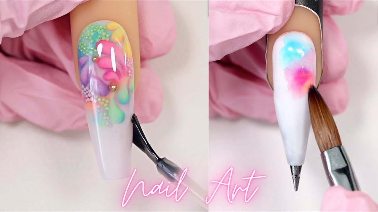 Down 3d 💅🏻✨ Nail Art