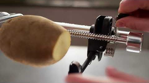 How to Peel Fruits and Vegetables Using Spiralizer- KitchenAid